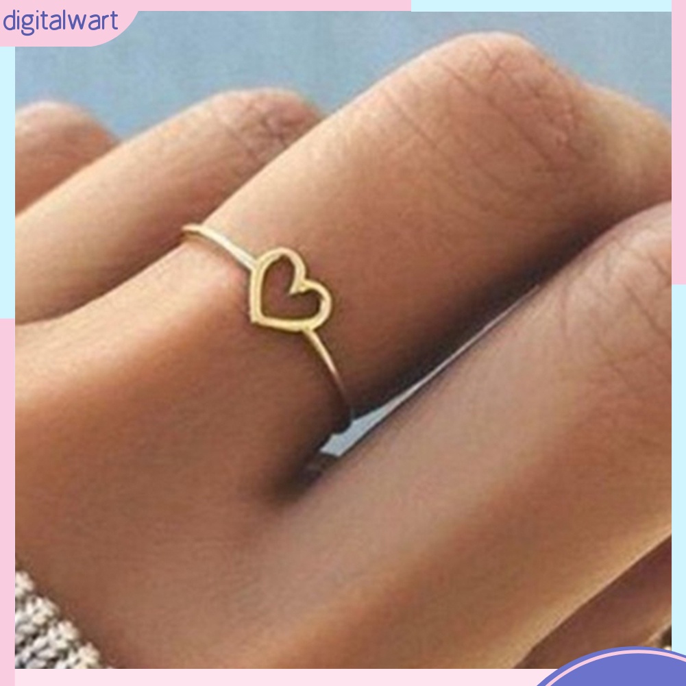 Nhẫn Hợp Kim Mặt Hình Trái Tim Khắc Chữ Best Friend Thời Trang Cho Nữ