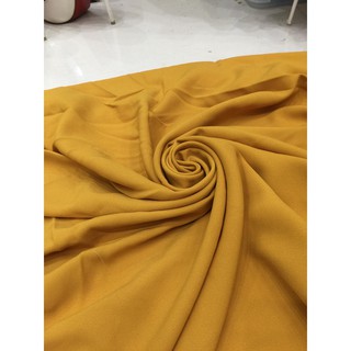 Hot vải may váy công sở màu vàng Đất, vải may chân váy - mua từ 0.1m xuất khẩu