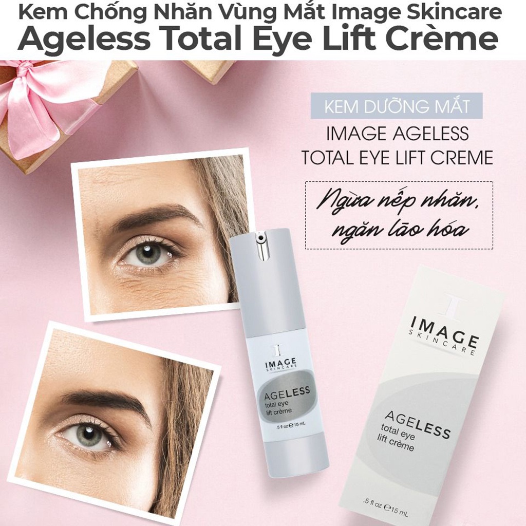 [CHÍNH HÃNG] Kem chống nhăn vùng mắt Image Skincare Ageless Total Eye Lift Creme 15ml