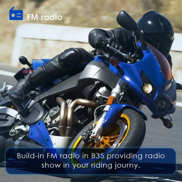 Motorcycle Helmet Bluetooth Headset Low Power Bluetooth 4.1 Headset