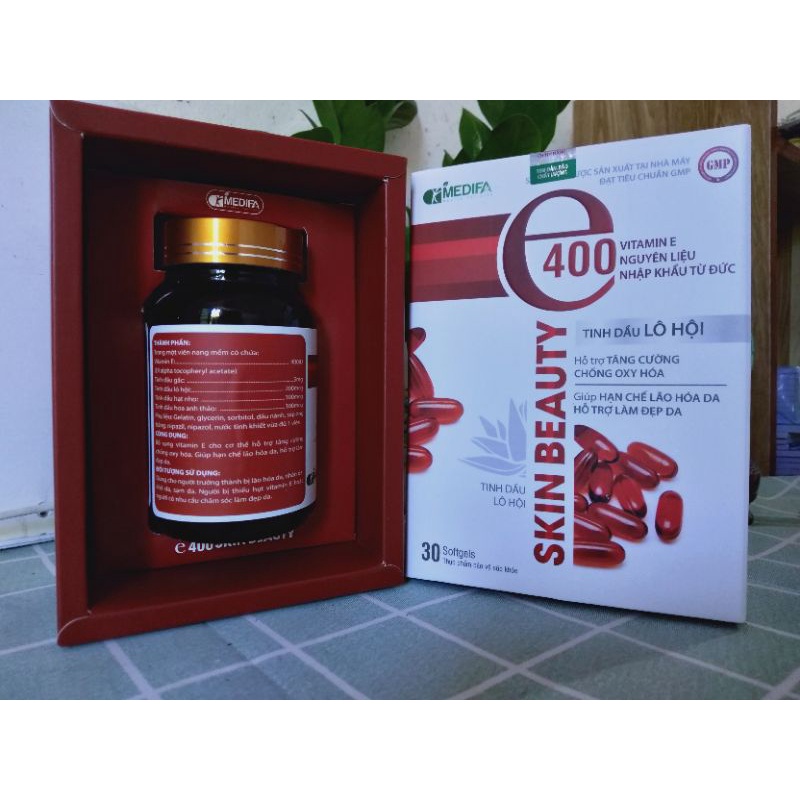 Vitamin e 400 vitamin e đỏ, SKIN BEAUTY 400, E 400, nguyên liệu nhập khẩu từ Đức