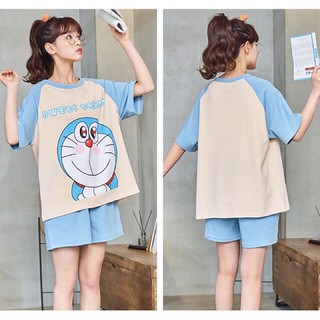 Bộ Đồ Và Váy Đầm Cotton Doremon Doraemon