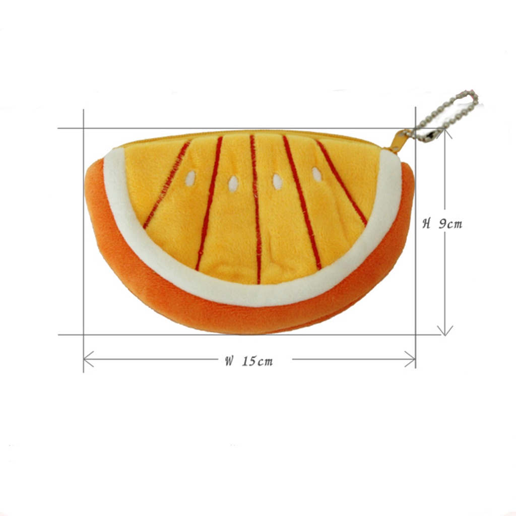 Ví Đựng Tiền Xu Tạo Hình Trái Cây Sáng Tạo