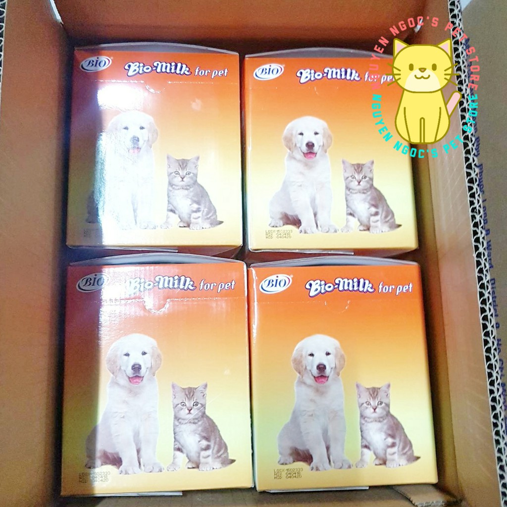 Sữa cao cấp chuyên dùng cho CHÓ MÈO BIO - MILK for pet gói 100gr