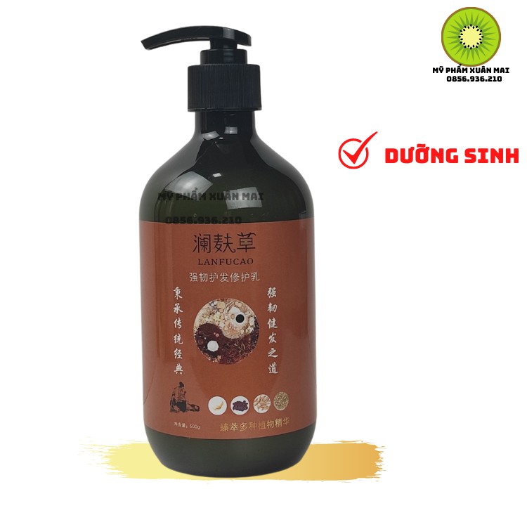 Bộ Dầu Gội Thượng Phu thảo Dưỡng Sinh Lanfucao Chuyên Cho Spa 500ML*3