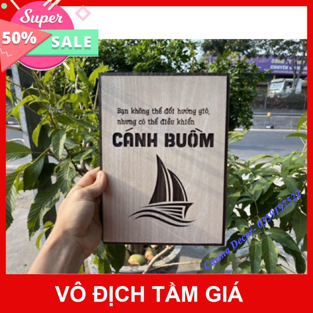 [Hàng cao cấp]- Tranh động lực- Bạn không thể thay đổi hướng gió, nhưng có thể  điều khiển cánh buồm