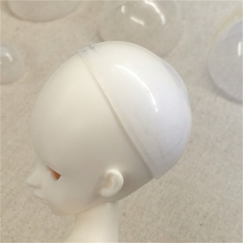 Nby❤❤Nắp Bảo Vệ Tóc Giả Bằng Silicone Trong Suốt Dành Cho Búp Bê 1 / 6 1 / 4 1 / 3 BJD