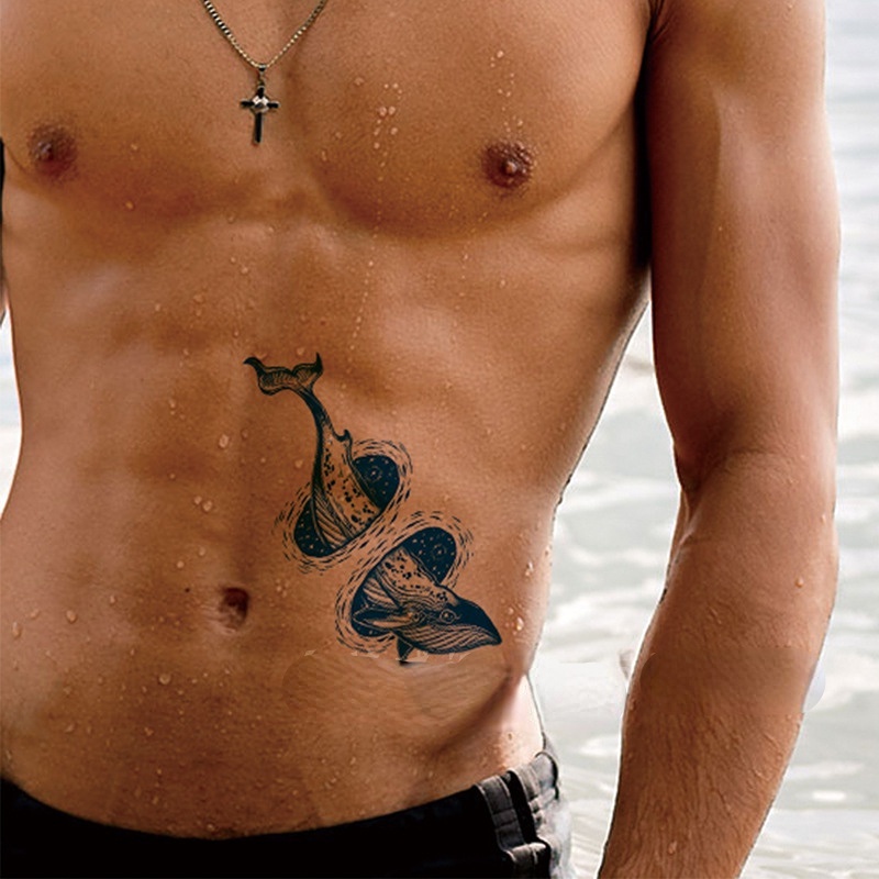 Hình Xăm Tạm Thời Chống Cọ Xát 15 Ngày Họa Tiết Thảo Dược Độc Đáo