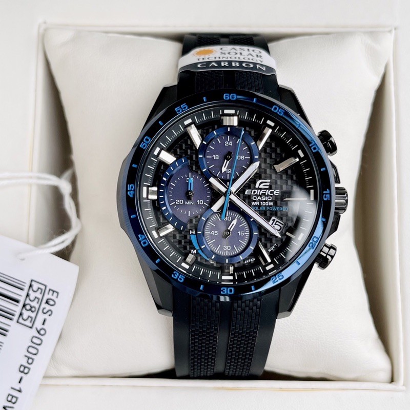 Đồng hồ nam dây cao su Casio Edifice EQS 900PB 1BVUDF