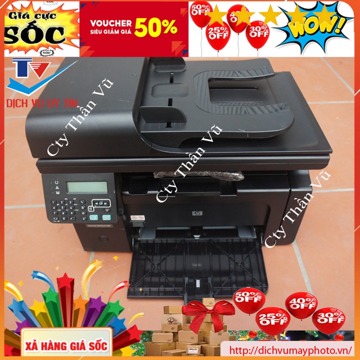 Máy in cũ HP đa chức năng 1212NF máy đẹp chất lượng có photocopy scan nhiều tời liên tục