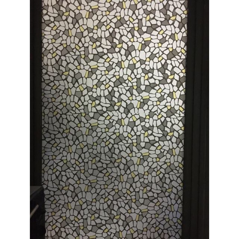 Giấy dán kính 3d giả đá