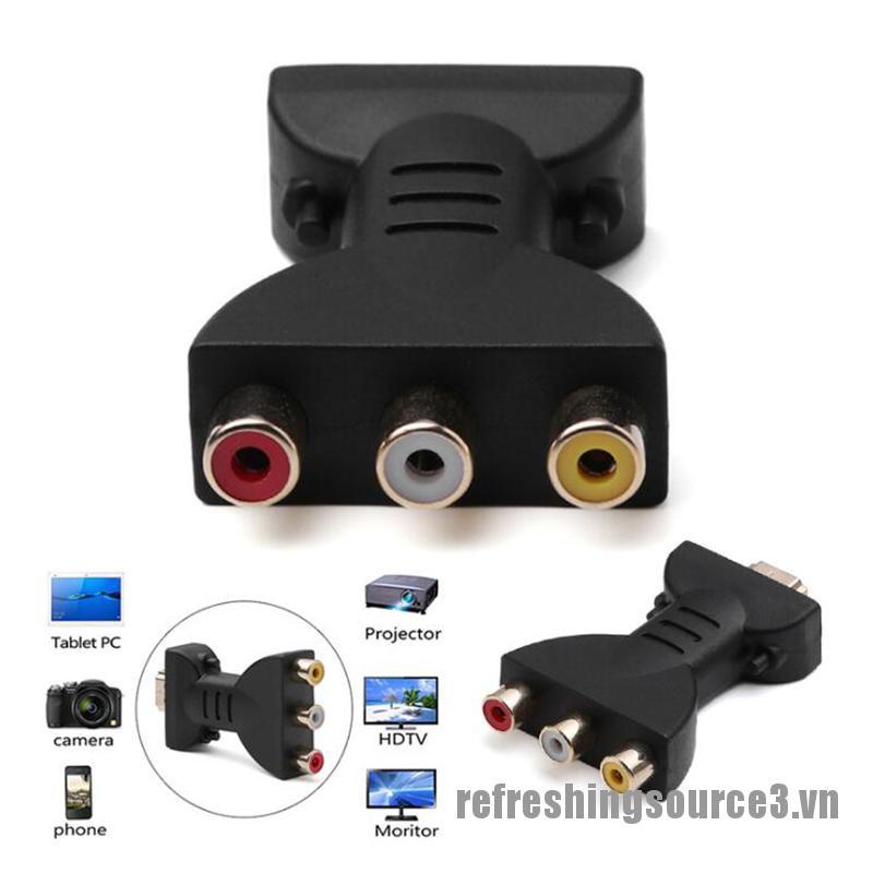Đầu Chuyển Đổi HDMI 1080p Sang VGA / AV RCA Audio / video Chất Lượng Cao