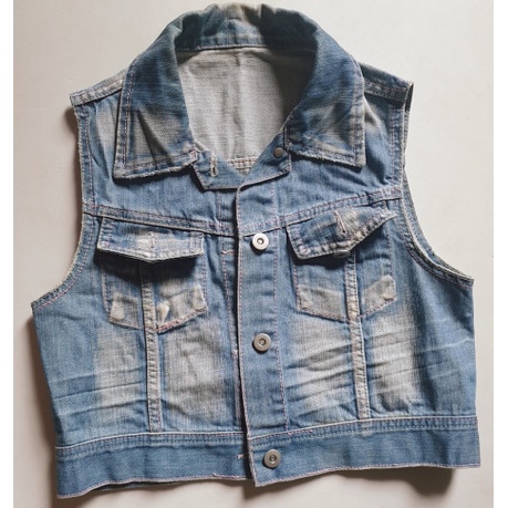 Áo khoác jeans, áo ghi lê jeans