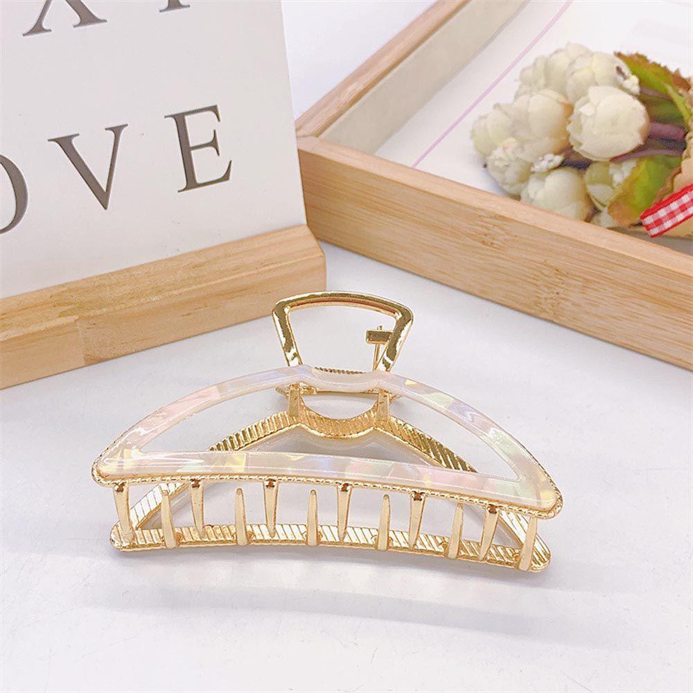 Kẹp Tóc Móng Vuốt Đính Đá Acetate Phong Cách Cổ Điển Cho Nữ Giá Đỡ