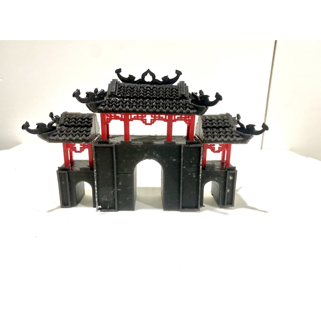 Tiểu cảnh cổng tam quan bản đặc biệt, phụ kiện trang trí, bể cá, thuỷ sinh, sân vườn, hòn non bộ