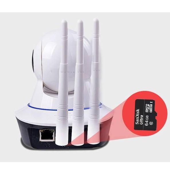 CAMERA TRONG NHÀ YOOSEE 3 RÂU 2.0 WIFI - CHẾ ĐỘ NGÀY ĐÊM - THU VÀ PHÁT ÂM THANH - BH