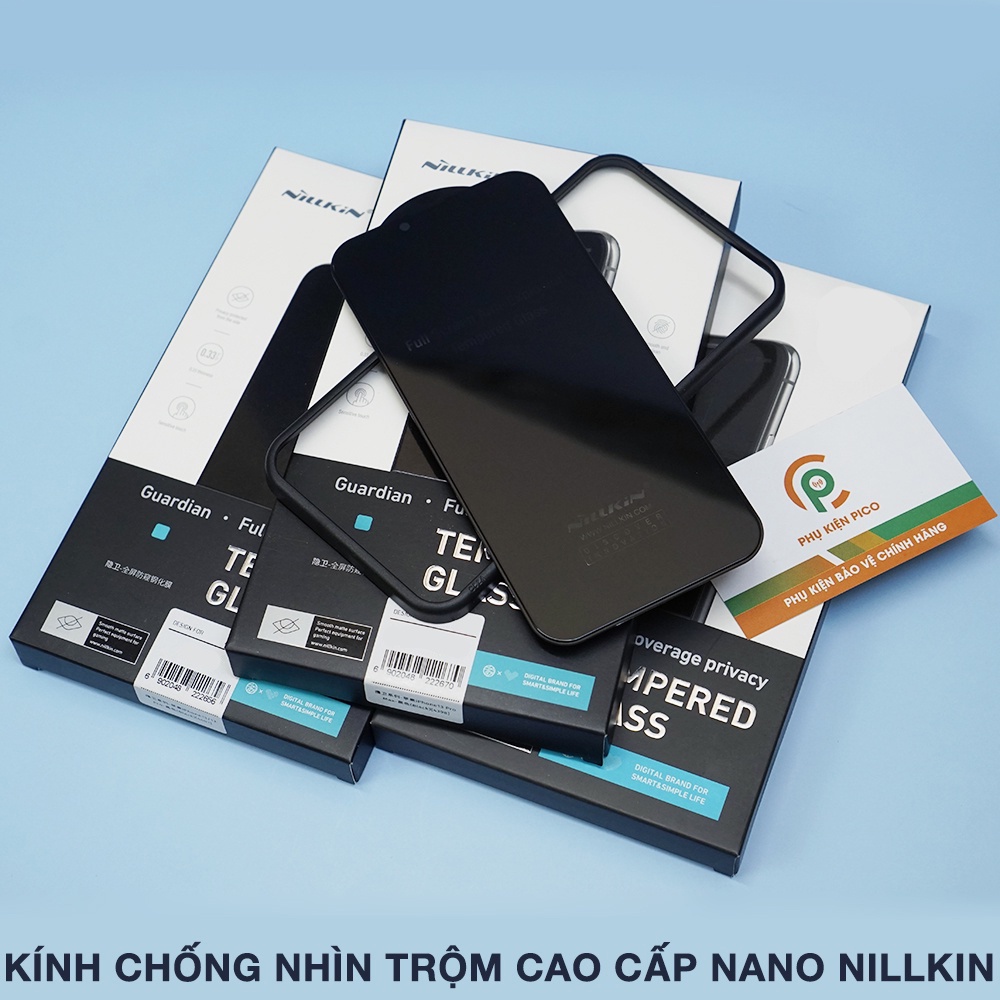 Kính cường lực chống nhìn Iphone 13 trộm chính hãng Nillkin full màn hình cho Iphone 13