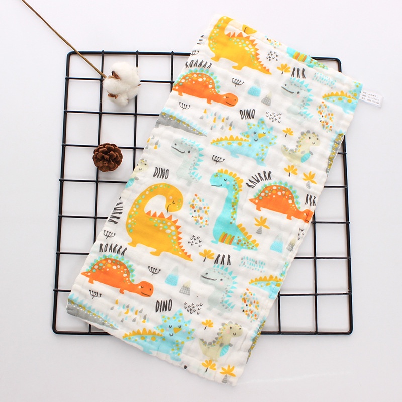 Khăn Cotton 100% 6 Lớp Mềm Mại Cho Bé (25X50Cm)