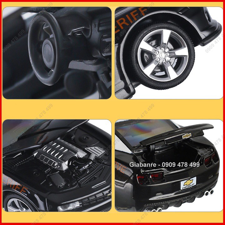Mô Hình Kim Loại Ford Mustang Police – Tỉ Lệ 1:32  - 9715.5