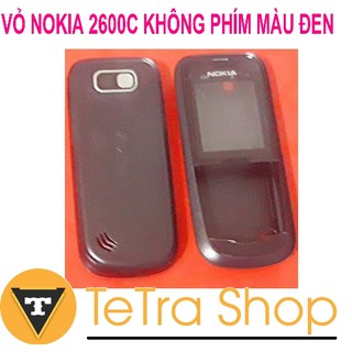 Vỏ nokia 2600c không phím màu đen