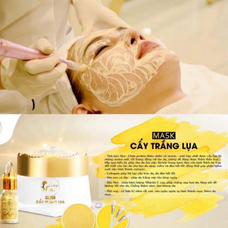 Cấy trắng lụa nano colagen cho spa