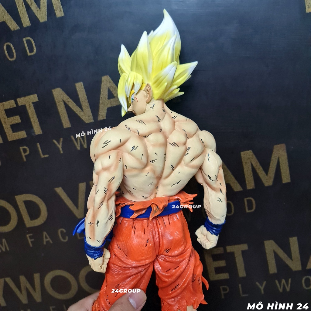 [43CM] MÔ hình nhân vật Son goku ss2 super saiyan đại chiến Frieza trên namek frieze dragon ball songoku ssj2 KD