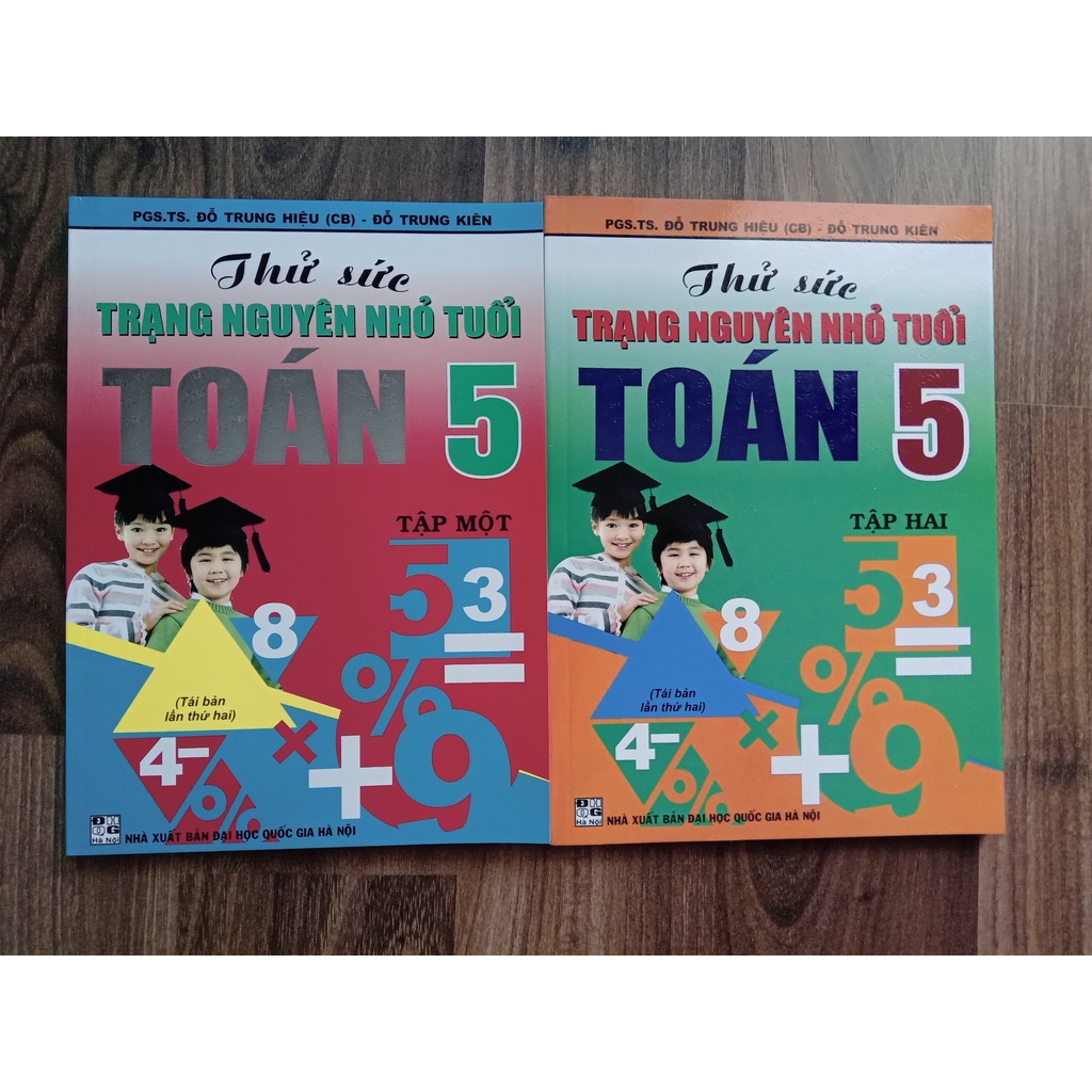 Sách - Combo Thử Sức Trạng Nguyên Nhỏ Tuổi Môn Toán Lớp 5 (2 Tập)