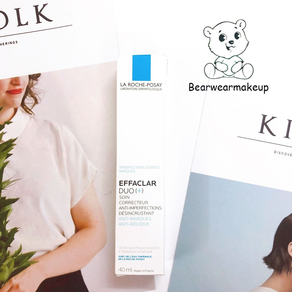 Set Giảm Mụn La Roche-Posay Effaclar Duo  Tặng Kèm Sữa Rửa Mặt La Roche-Posay