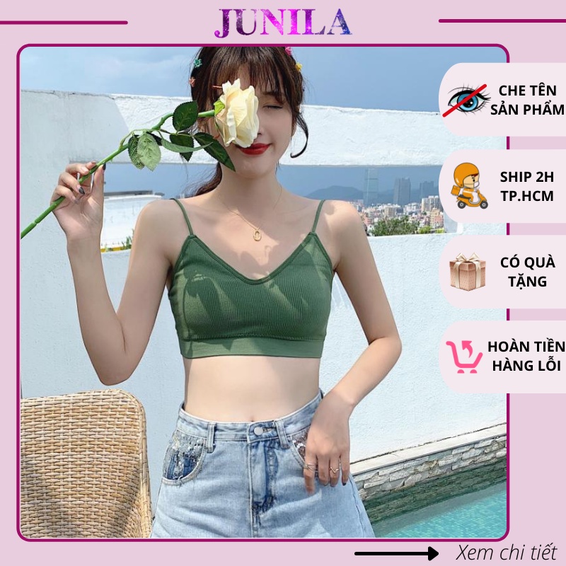 Áo bra nữ hai dây đẹp nâng ngực cotton sexy AL53