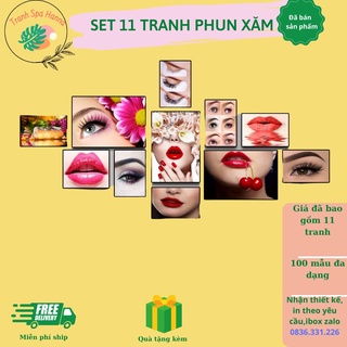 TRANH PHUN XĂM SPA TRANH DÁN PHUN XĂM SIÊU ĐẸP GIÁ RẺ SEOLIP3 ÁNH DƯƠNG