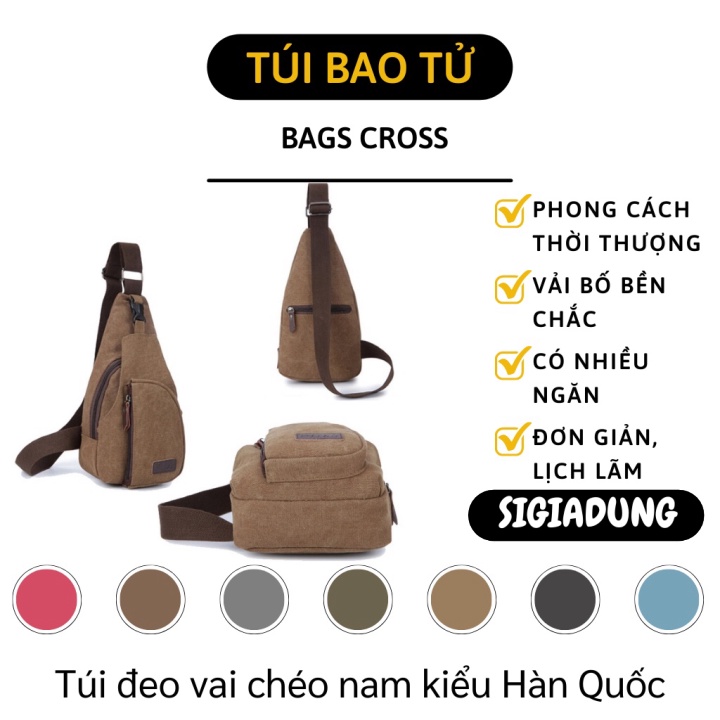 [SGD] Túi Bao Tử - Túi Đeo Chéo Nam, Nữ Hàn Quốc Phong Cách Thời Thượng, Lịch Lãm 5299