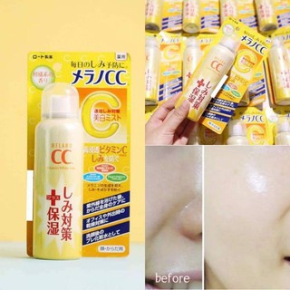 Xịt khoáng dưỡng trắng Melano Cc