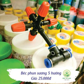 Béc phun sương 5 hướng T8