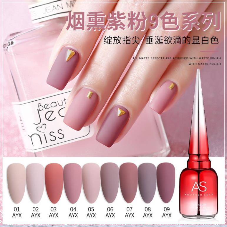 Sơn Gel AS vỏ đỏ Mã AYX ( Cam Kết Chính Hãng - làm khô sơn gel bằng máy hơ uvled )
