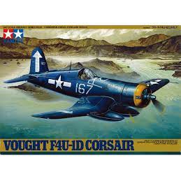 Mô hình máy bay quân sự 1/48 SCALE VOUGHT F4U-1D CORSAIR 61061 TAMIYA