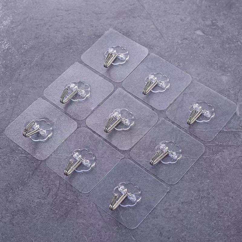 Set 5-30 Móc Dán Tường Trong Suốt Tiện Dụng Cho Nhà Bếp/Phòng Tắm