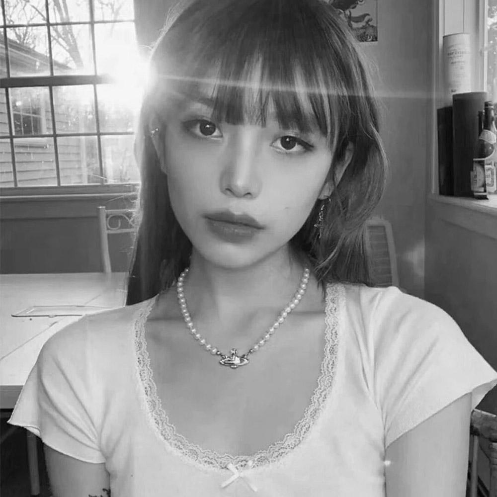 Vòng Cổ Choker Phối Ngọc Trai Nhân Tạo Thiết Kế Tinh Tế Thời Trang|Saturn / Nhiều Màu