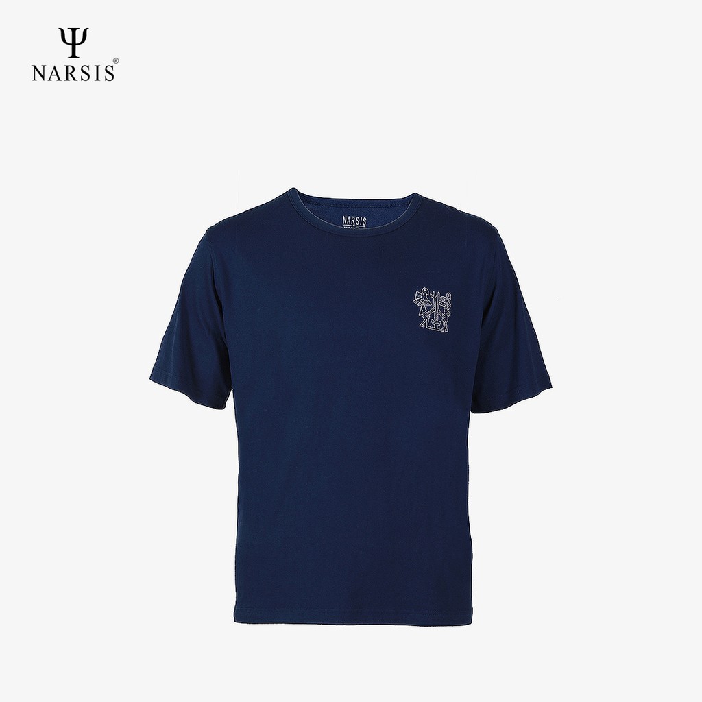 Áo thun nam Narsis D6020 navy blue