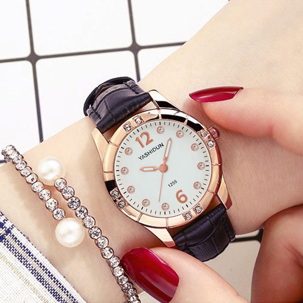 BSUNS Đồng Hồ Quartz Nữ Dây Da Thời Trang