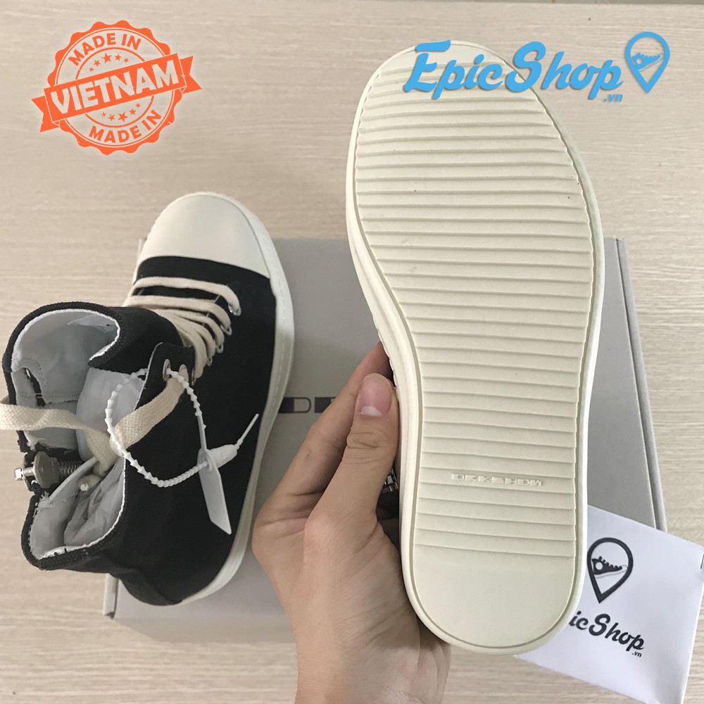 Giày Rick Owens cao cổ code 5800 nam nữ