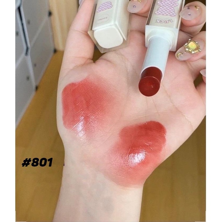 Son Dưỡng có màu GOGO TALES Luck Bear GT381 Son Gấu May mắn mềm mượt bóng dễ lên màu mùi dễ chịu chính hãng