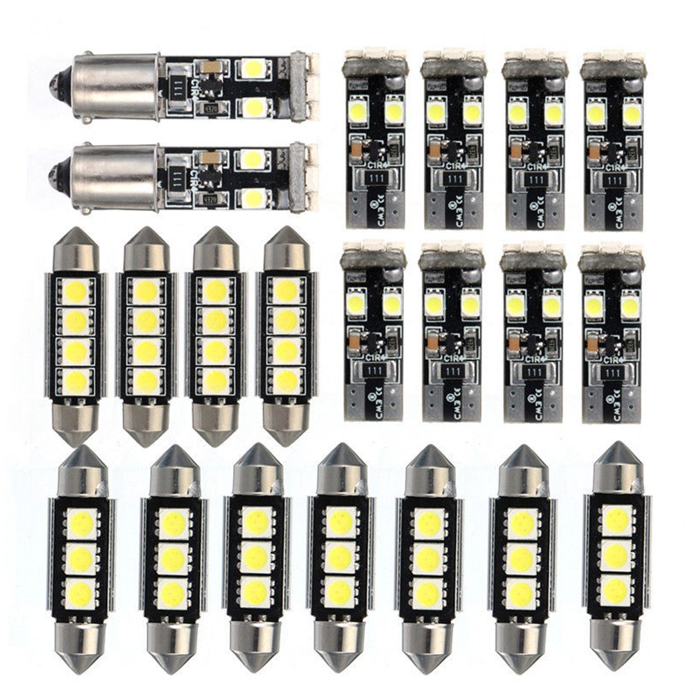 Bộ 20 Đèn led Ánh Sáng Trắng Cho Xe Ô Tô bmw e46 sedan m3 1999