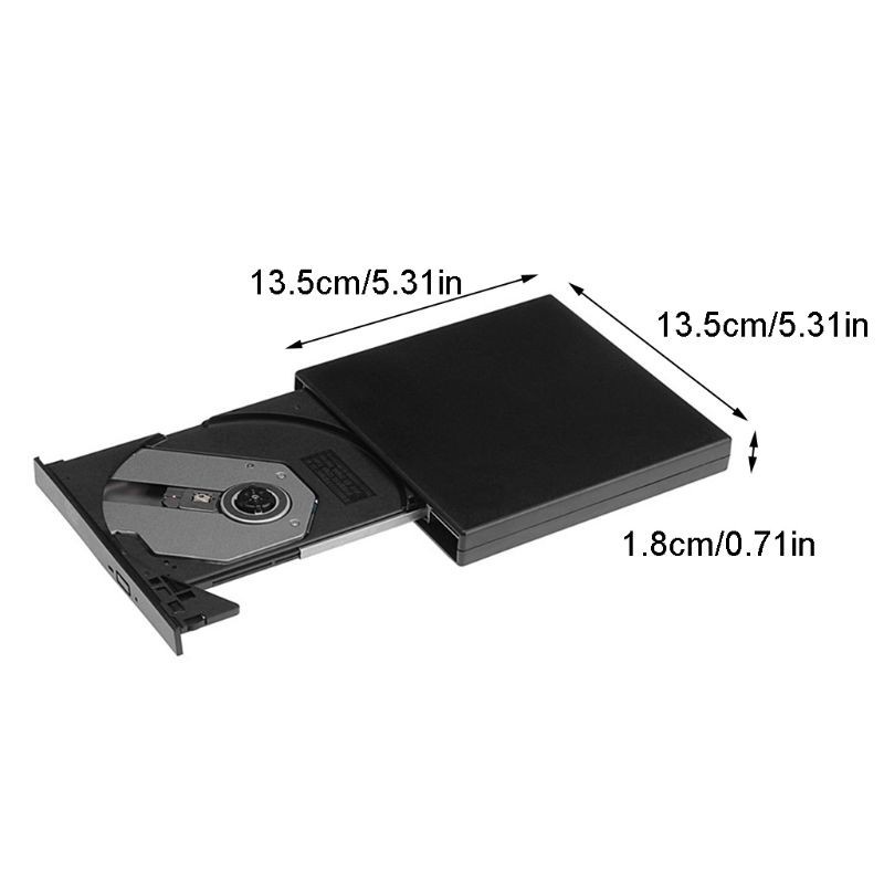 Ổ Đĩa Dvd Gắn Ngoài Usb Siêu Mỏng Cho Pc | BigBuy360 - bigbuy360.vn