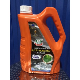 Nước lau gạch và tẩy rong rêu đa năng 2 lít, tẩy rong rêu cực mạnh