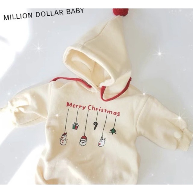 Áo nỉ bông hoodie thời trang thu đông cho bé trai và bé gái size 8 - ảnh sản phẩm 7