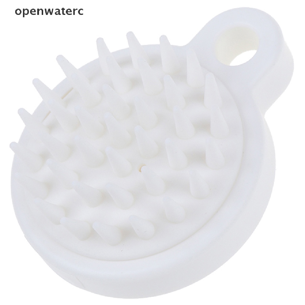 [Hàng mới về] Bàn chải tắm dùng mát xa da đầu cơ thể bằng silicon tiện dụng