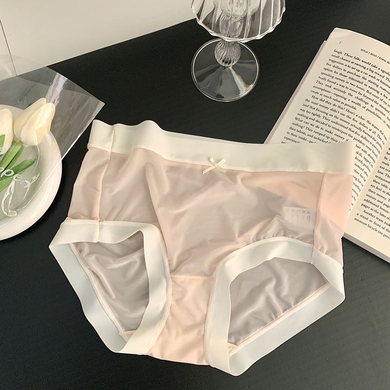 Quần Lót Nữ Siêu Mỏng Không Đường May Bằng Lụa Mát