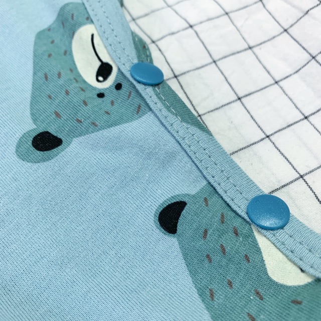 Bodysuit Bama Babi gấu xanh 100% cotton | BigBuy360 - bigbuy360.vn