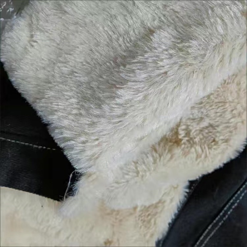 Áo khoác bò lót lông mịn