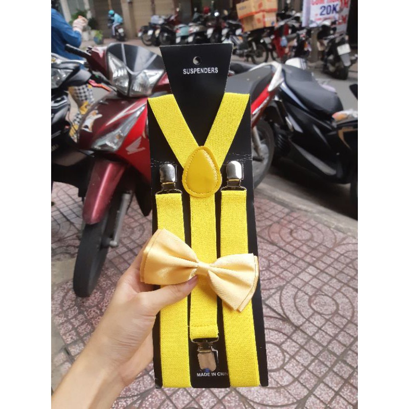 Combo Dây đai chữ Y + Nơ Bê Quả rẻ, Dây đai kèm nơ